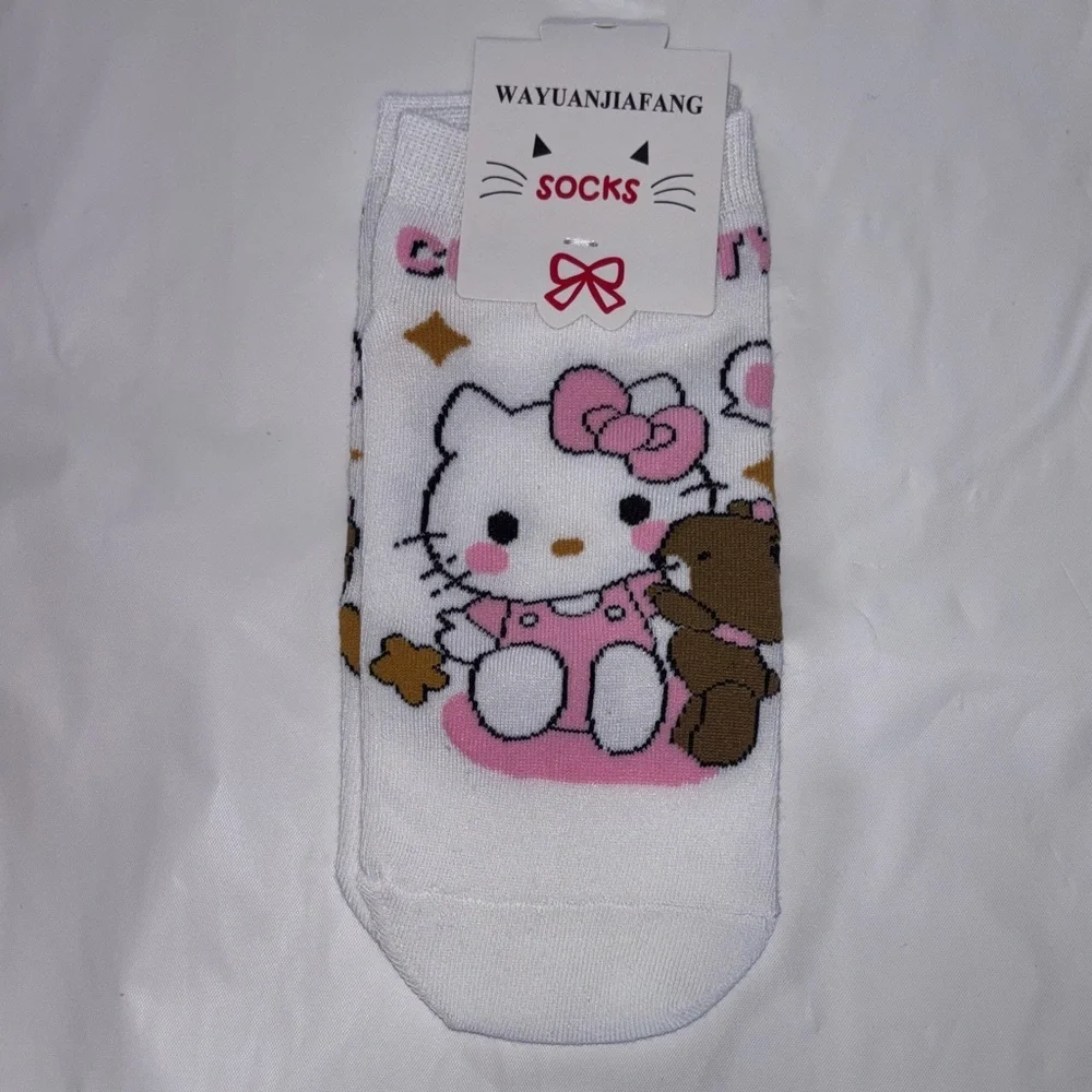 Hello Kitty Socks-White
